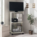 [ 幅45cm ] キャスター付きテレビ台 テレビ台 ハイタイプ テレビラック TV台 テレビ収納 収納棚 省スペース コンパクト 木製 木目調 3段 キャスター付き シンプル 一人暮らし ワンルーム ぼん家具