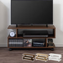 [ 幅80cm ] キャスター付きテレビ台 テレビ台 ローボード キャスター付き ラック 2段 S型 テレビボード キャスター TV台 木製 おしゃれ 収納 24型 32型 テレビ 台 S字ラック ロータイプ ぼん家具