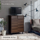 キャビネット〔Dタイプ〕 サイドキャビネット おしゃれ 収納ラック 24インチ テレビ台 一人暮らし プリンター台 FAX台 リビング収納 ミドルボード 寝室 白 茶色 ぼん家具