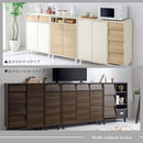 キャビネット〔Dタイプ〕 サイドキャビネット おしゃれ 収納ラック 24インチ テレビ台 一人暮らし プリンター台 FAX台 リビング収納 ミドルボード 寝室 白 茶色 ぼん家具