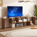 [ 幅140.6～208.7cm ] 伸縮テレビ台 テレビ台 ローボード 2台セット 伸縮TV台 TVボード コーナー対応 AVラック 24インチ 32インチ 65インチ 伸縮 スリム ワイド スライド テレビボード ぼん家具