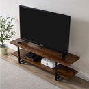 テレビ台 テレビ台 ローボード テレビボード 収納 ラック シェルフ テレビ 棚 台 幅120cm 50インチまで対応 ロータイプ 木製 メラミン スチール 茶 白 おしゃれ ぼん家具