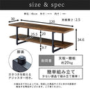 テレビ台 テレビ台 ローボード テレビボード 収納 ラック シェルフ テレビ 棚 台 幅120cm 50インチまで対応 ロータイプ 木製 メラミン スチール 茶 白 おしゃれ ぼん家具