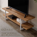 テレビ台 テレビ台 ローボード テレビボード 収納 ラック シェルフ テレビ 棚 台 幅120cm 50インチまで対応 ロータイプ 木製 メラミン スチール 茶 白 おしゃれ ぼん家具