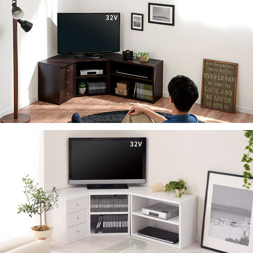 コーナーテレビ台3点セット