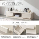 [ 幅137cm ] 収納付きTV台 テレビ台 ローボード 52インチ 対応 木製 収納 収納棚 ワイド テレビボード テレビラック ロータイプ 引き出し リビングボード リビング収納 飾り棚 ぼん家具