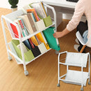 ファイルワゴン〔2段〕 電話台 FAX台 ワゴン ファイルワゴン 2段 インテリア 家具 おしゃれ 北欧風 シンプル おすすめ 人気 ぼん家具