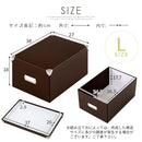 収納ボックス〔L〕 収納ボックス 収納ケース フタ付き おしゃれ 小物入れ カラーボックス インナーボックス クラフトボックス おすすめ Toffy