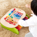 森のメロディーメーカー 鉄琴 木のおもちゃ 知育玩具 鍵盤 シロフォン バチ 2本付 天然木 ベビー キッズ 音楽 1.5歳から 2歳 3歳 幼児 誕生日プレゼント 女の子 男の子 ぼん家具