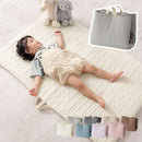 お昼寝マット お昼寝マット 保育園 布団 洗える 赤ちゃん 持ち運び お昼寝布団 イブル 敷きパッド ベビー 敷き布団 単品 折り畳み 昼寝 おしゃれ 綿100％ FRUTO