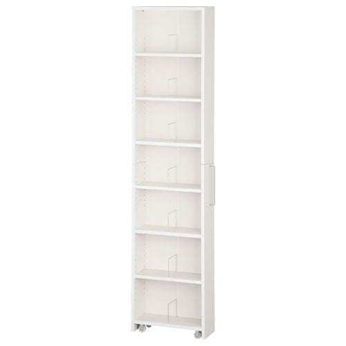 スリムワゴン 引き出し棚 DVD コミック収納タイプ 本棚 ラック すき間