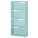 スリム多目的ラック〔4段〕 薄型収納ラック 4段 奥行スリム コミック最大104冊収納 ぼん家具