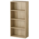 スリム多目的ラック〔4段〕 薄型収納ラック 4段 奥行スリム コミック最大104冊収納 ぼん家具