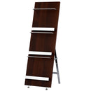 ウッドマガジンラック〔3段スリム〕 本棚 おしゃれ 書棚 スリムタイプ 3段 省スペース ハイタイプ 木製 スリム 収納棚 リビング収納 ブックラック マガジンラック 壁面 ぼん家具