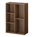 カラーボックス 2列 3段+2段 多目的収納ラック 3段＋2段 深型 横置き可 2列収納 A4サイズ 対応 ぼん家具