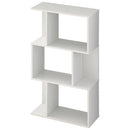 ディスプレイシェルフ〔3段〕 ディスプレイラック S型 3段 オープンラック シェルフ 収納棚 本棚 ディスプレイ 薄型 A4 ぼん家具