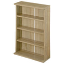 薄型本棚 木製マルチラック 薄型本棚 カラーボックス 可動棚 4段 積み重ね 奥行スリム コミック最大160冊収納 ぼん家具