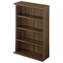 薄型本棚 木製マルチラック 薄型本棚 カラーボックス 可動棚 4段 積み重ね 奥行スリム コミック最大160冊収納 ぼん家具