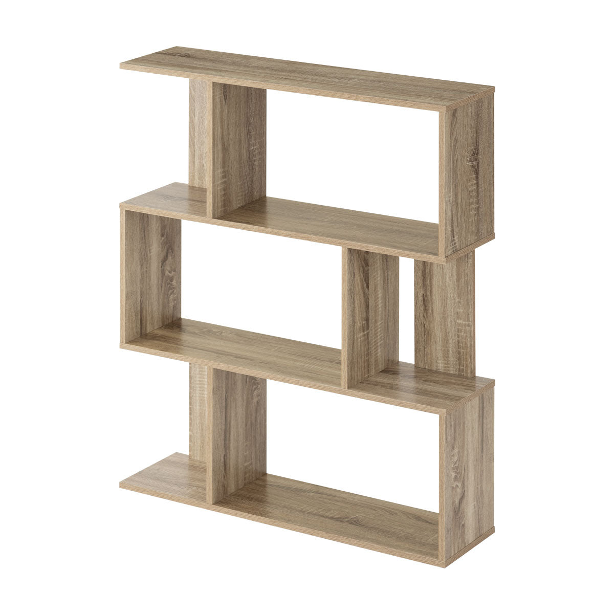 ディスプレイシェルフ〔3段ワイド〕 本棚 ラック オープンラック