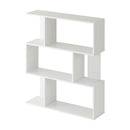 ディスプレイシェルフ〔3段ワイド〕 ディスプレイラック S型 3段 オープンラック シェルフ 収納棚 本棚 ディスプレイ A4 ぼん家具