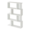 ディスプレイシェルフ〔4段ワイド〕 ディスプレイラック S型 4段 オープンラック シェルフ 収納棚 本棚 ディスプレイ A4 ぼん家具