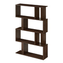 ディスプレイシェルフ〔4段ワイド〕 ディスプレイラック S型 4段 オープンラック シェルフ 収納棚 本棚 ディスプレイ A4 ぼん家具