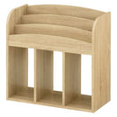 絵本収納ラック 絵本棚 絵本ラック 本棚 スリム おもちゃ収納 大容量 おしゃれ コンパクト 木製 子供 約 幅60 表紙が見える カウンター下 ラック ロータイプ ぼん家具