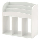 絵本収納ラック 絵本棚 絵本ラック 本棚 スリム おもちゃ収納 大容量 おしゃれ コンパクト 木製 子供 約 幅60 表紙が見える カウンター下 ラック ロータイプ ぼん家具