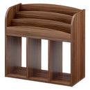 絵本収納ラック 絵本棚 絵本ラック 本棚 スリム おもちゃ収納 大容量 おしゃれ コンパクト 木製 子供 約 幅60 表紙が見える カウンター下 ラック ロータイプ ぼん家具