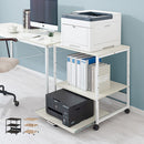 プリンターラック プリンター台 デスクワゴン プリンターラック おしゃれ キャスター 幅60 3段 オープンラック A4 収納 スライド棚 可動棚 オフィス ファイル ぼん家具