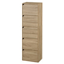 カラーボックス 5段 扉付き カラーボックス 扉付き 5段ボックス 収納棚 本棚 おしゃれ 大容量 キャビネット コミックラック チェスト 木製 漫画 約 幅40 ハイタイプ ぼん家具