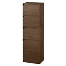 カラーボックス 5段 扉付き カラーボックス 扉付き 5段ボックス 収納棚 本棚 おしゃれ 大容量 キャビネット コミックラック チェスト 木製 漫画 約 幅40 ハイタイプ ぼん家具