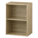 カラーボックス〔2段〕 カラーボックス 2段 深型 横置き可 コミック最大144冊収納 ぼん家具