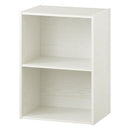 カラーボックス〔2段〕 カラーボックス 2段 深型 横置き可 コミック最大144冊収納 ぼん家具