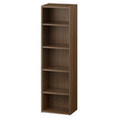 カラーボックス カラーボックス 5段 可動棚 21段階調整 幅も奥行もスリム コミック最大64冊収納 ぼん家具