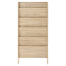 雑誌・パンフレットラック マガジンラック 木製 自立型 5段 雑誌 絵本 パンフレットスタンド 薄型 ぼん家具