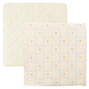 ベビーマット２点セット お昼寝布団セット ベビー布団 ベビーマット カバー セット 120×120cm 厚み8cm クッション ベビークッション 固綿入り 赤ちゃん 寝返り マット ぼん家具