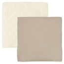 ベビーマット２点セット お昼寝布団セット ベビー布団 ベビーマット カバー セット 120×120cm 厚み8cm クッション ベビークッション 固綿入り 赤ちゃん 寝返り マット ぼん家具