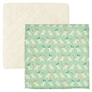 ベビーマット２点セット お昼寝布団セット ベビー布団 ベビーマット カバー セット 120×120cm 厚み8cm クッション ベビークッション 固綿入り 赤ちゃん 寝返り マット ぼん家具