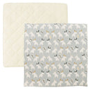 ベビーマット２点セット お昼寝布団セット ベビー布団 ベビーマット カバー セット 120×120cm 厚み8cm クッション ベビークッション 固綿入り 赤ちゃん 寝返り マット ぼん家具