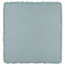 コットンケット〔180×180cm〕 ラグ ラグマット 洗える 2畳 カーペット キルトラグ おしゃれ 180×180 絨毯 北欧 コットンケット 丸洗い 正方形 薄手 フリル オールシーズン FRUTO