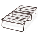 折りたたみメッシュベッド〔シングル〕 ベッド ベッドフレーム シングルベッド パイプベッド 折りたたみ 収納 ローベッド シングル 簡易ベッド コンパクト 軽量 メッシュ床 新生活 一人暮らし ぼん家具