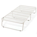 折りたたみメッシュベッド〔シングル〕 ベッド ベッドフレーム シングルベッド パイプベッド 折りたたみ 収納 ローベッド シングル 簡易ベッド コンパクト 軽量 メッシュ床 新生活 一人暮らし ぼん家具