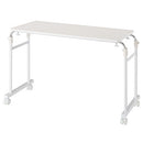 ベッドテーブル ロング 幅80cm×奥行40cm 昇降式 キャスター付きで移動が楽ラクセミダブルサイズまで高さ横幅調整可能 ベッドでの食事に 介護用   ぼん家具