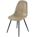 ダイニングチェア〔2脚セット〕 ダイニングチェア 2脚セット おしゃれ 北欧 椅子 チェア リビング レザー 食卓椅子 ファブリック イームズチェア シェルチェア 2脚 ぼん家具