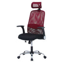 ヘッド付アームアップチェア オフィスチェア デスクチェア 学習椅子 ハイバック おしゃれ 北欧 パソコンチェア キャスター 肘 跳ね上げ メッシュ ヘッドレスト ぼん家具