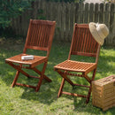 天然木ガーデン　チェア　2脚セット ガーデンチェア ガーデンチェアセット 2脚 折りたたみ ガーデンファニチャー おしゃれ 木製 ガーデニング チェア アウトドアチェア ベランダ キャンプ 庭 ぼん家具