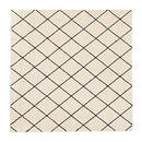 ベニワレン風シャギーラグ〔190×190cm〕 ラグ ラグマット カーペット ベニワレン モロッカン柄 約 190×190cm 洗える 床暖房対応 滑り止め付 ダイヤ柄 シャギー かわいい インテリア アイボリー グレー ぼん家具