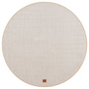 ヘリンボーンラグ〔丸型直径185cm〕 ラグ ラグマット カーペット ヘリンボーン おしゃれ 約 直径185cm 洗える オールシーズン ホットカーペット対応 床暖房対応 フロアマット リビング ウレタン入り FRUTO