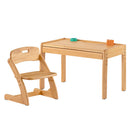 キッズデスク＆チェア 学習机 チェア セット 勉強机 おしゃれ キッズデスクセット 子供机 昇降式 コンパクト 机 椅子 2点セット 幼児 小学生 木製 大和屋